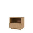 Mesita de noche baja BORNEO 60 con cajón