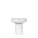 Mesa de centro RODNEY redonda en blanco