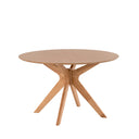Mesa CARMEL de 100 cm, en roble, vista en perspectiva