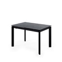 Mesa CONSTANCE de 140 cm, en gris, vista en perspectiva