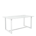 Mesa de exterior AUDREY 160 cm en porcelánico