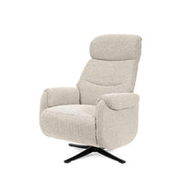 Sillón relax eléctrico TAMIKO giratorio con cabezal regulable