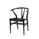 Silla ADA, en negro, vista en perspectiva