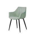 Silla FIONA, en menta, vista en perspectiva