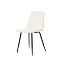 Silla BIMBA, en beige, vista en perspectiva