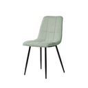 Silla BIMBA, en menta, vista en perspectiva