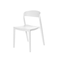 Silla ADELYN Apilable Blanca