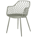 Silla CHARLOTTE, en menta, vista en perspectiva