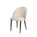 Silla SLOANE, en beige, vista en perspectiva