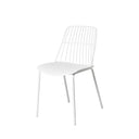 Silla NERINA, en blanco, vista en perspectiva