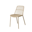 Silla NERINA, en beige, vista en perspectiva