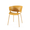 Silla TAYLOR, en mostaza, vista en perspectiva