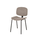 Silla WINONA, en taupe, vista en perspectiva