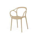 Silla EILIN, en beige, vista en perspectiva