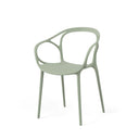 Silla EILIN, en menta, vista en perspectiva