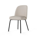Silla MAXIME, en beige, vista en perspectiva