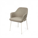 Silla ABIGAIL, en beige y taupe, vista en perspectiva