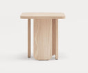Mesa auxiliar cúbica ARQ de 48 cm, en madera natural – Teulat