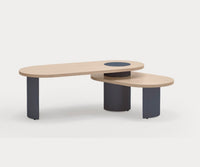 Mesa de centro NORI de 120 cm a dos alturas – Teulat