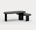 Mesa de centro NORI de 120 cm a dos alturas, en negro – Teulat