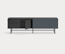 Mueble TV NUBE de 180 cm con 2 puertas correderas y 2 cajones – Teulat