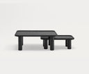 Set de 2 mesas de centro nido NEST de 80 y 65 cm, en negro – Teulat