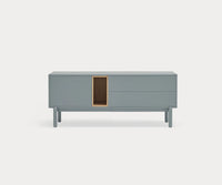 Mueble TV CORVO de 140 cm con 1 puerta y 2 cajones – Teulat