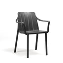 Sillón Tiberina, en antracita – Nardi