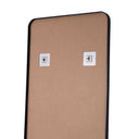 Espejo BREMEN rectangular de aluminio negro