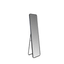 Espejo RODAS de aluminio negro con soporte
