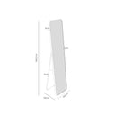 Espejo RODAS de aluminio negro con soporte