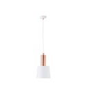 Lámpara de techo MARCEN en blanco y cobre