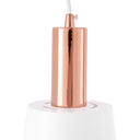 Lámpara de techo MARCEN en blanco y cobre