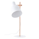 Lámpara de sobremesa ESTEL en blanco y cobre