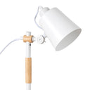 Lámpara de sobremesa IRIA articulable en blanco