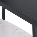 Consola SAIRA con sobre de mármol y patas de hierro