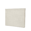 Cabecero tapizado ABREGO de líneas rectas en beige, 180 cm de ancho