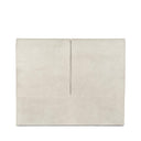 Cabecero tapizado BAYAMO con costura vertical central en beige, otra vista