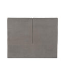 Cabecero tapizado BAYAMO con costura vertical central en taupe, otra vista