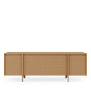 Mueble TV PACIFIC de 180 cm con 4 puertas, visto de frente