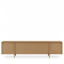 Mueble TV PACIFIC de 240 cm con 5 puertas, visto de frente