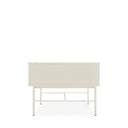Mesa de centro elevable OSLO en lacado perla
