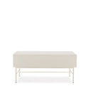 Mesa de centro elevable OSLO en lacado perla
