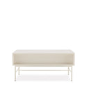 Mesa de centro elevable OSLO en lacado perla
