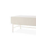 Mesa de centro elevable OSLO en lacado perla