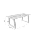 Mesa de centro KABIR en acacia y metal