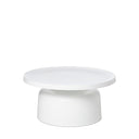 Mesa de centro JIM en metal blanco