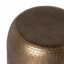 Mesa auxiliar SURAI en aluminio dorado