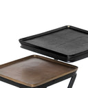 Set de mesas de centro NIHAL en aluminio