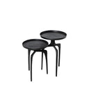 Set de mesas auxiliares BHARAT en aluminio